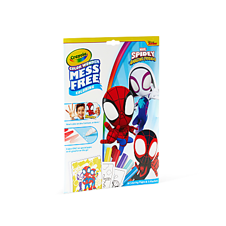 Crayola Color Wonder Coloring Pad Markers Spidey And His Amazing