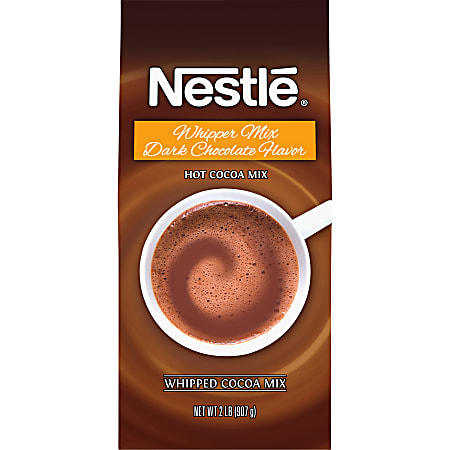 Nestle Hot Cocoa Whipper Mix - Chocolate - 2lb - Powder - 12 / Carton Nestle Hot Cocoa Whipper Mix - Chocolate - 2lb - Powder - 12 / Carton