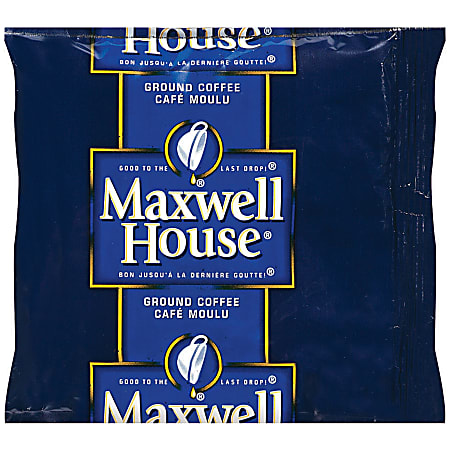 Maxwell House® Single-Serve Coffee Packets, Regular, Case Of