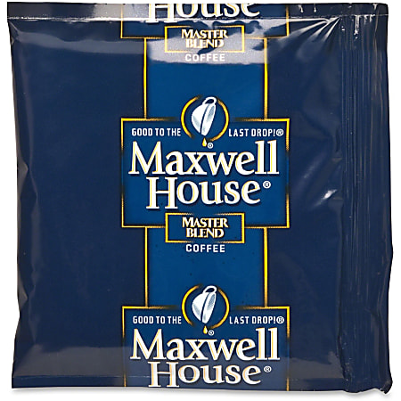 Maxwell House® Single-Serve Coffee Packets, Master Blend, Carton Of 42