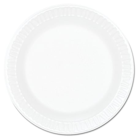 Dart® Concorde® Foam Plates, 6", White, Pack Of