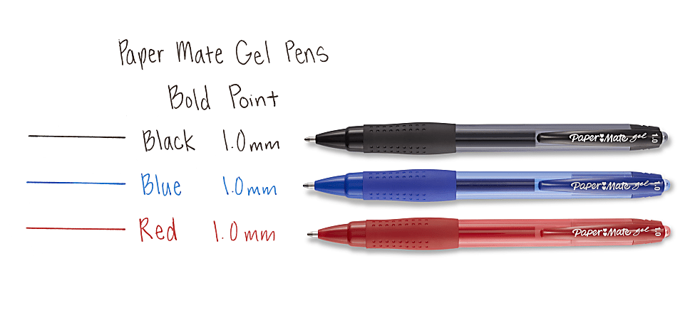 Paper mate sale gel pens 1.0