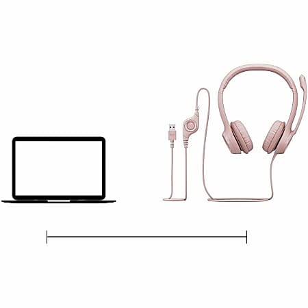 Logitech h390 office depot 2025