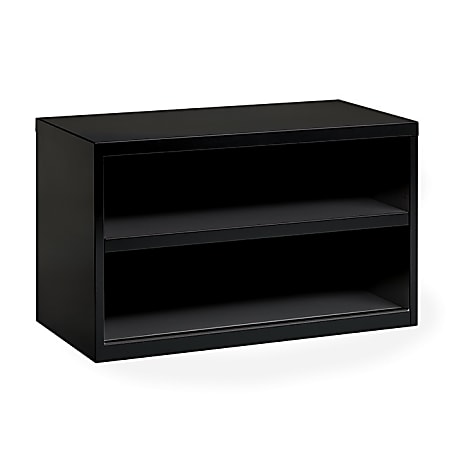 WorkPro® Modular 36"W Open Lateral Credenza, Black