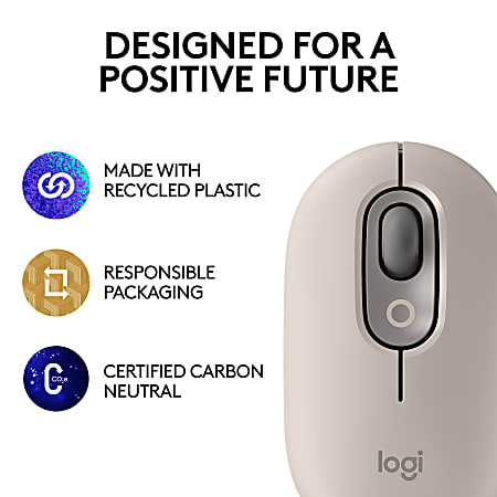Logitech POP Silent Wireless Bluetooth Mouse (Mist)