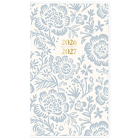 2026-2027 Blue Sky The Everygirl 2-Year Monthly Planner, 3-5/8” x 6-1/8”, Sadie Blue, January 2026 To December 2027, 152718