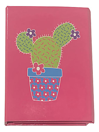 So-Mine 4-Panel Hardbound Sticky Note Book, 4-1/2" x 3", Assorted Colors, 30 Notes Per Pad