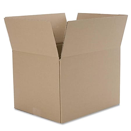 Caremail Shipping Box - External Dimensions: 12" Width x 8" Depth x 12" Height - Kraft - Brown - For Multipurpose - Recycled - 12 / Pack
