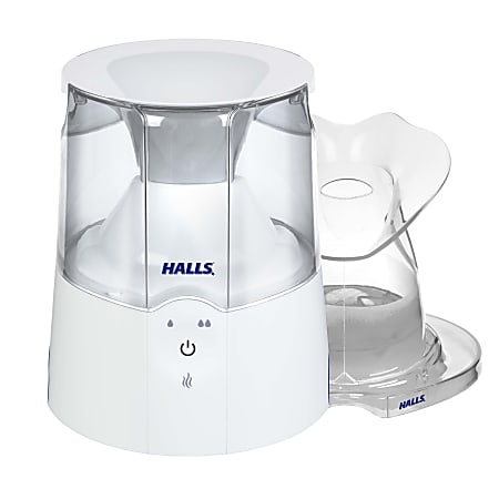 Crane x HALLS®  2-In-1 Warm Mist Humidifier & Steam Inhaler, 0.5 Gallon