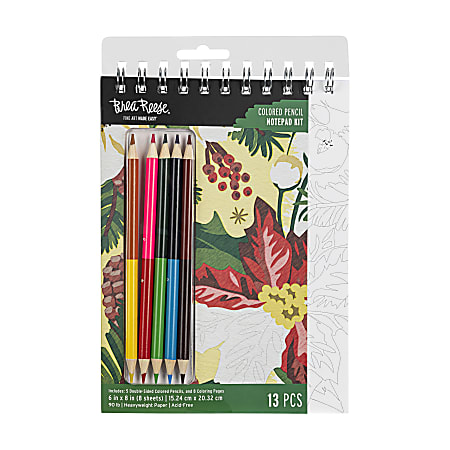 Brea Reese® Color-By-Number Holiday Botanicals Coloring Book Kit