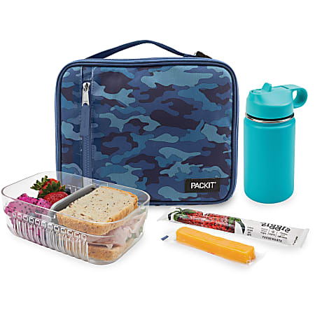 Packit Freezable Classic Lunch Box, Black