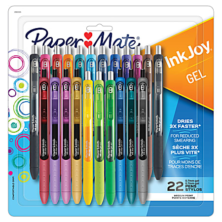 Paper Mate® InkJoy Gel Pens, Medium Point, 0.7