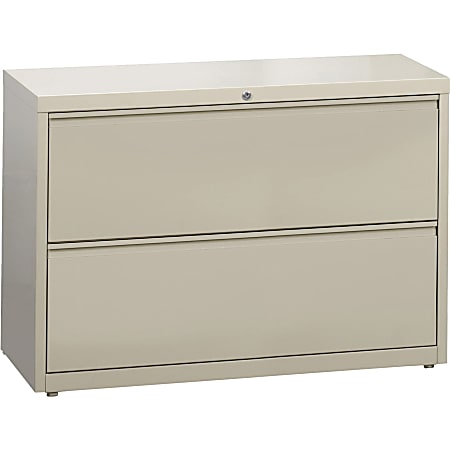 Lorell® Fortress 42"W x 18-5/8"D Lateral 2-Drawer File
