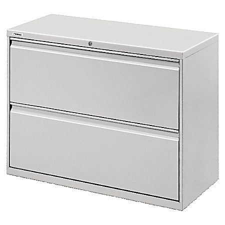 Lorell® Fortress 36"W x 18-5/8"D Lateral 2-Drawer File