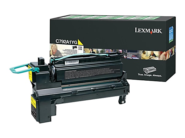 Lexmark™ C792A1YG Yellow Return Program Toner Cartridge