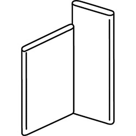 HON® Simplicity® II Variable-Height Connecting Hardware, Right 2-Way Connector