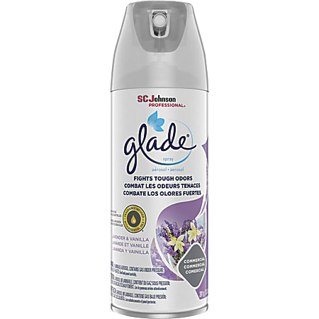 Glade Lavender/Vanilla Air Spray - Aerosol - Lavender, Vanilla - 1 Each - Odor Neutralizer
