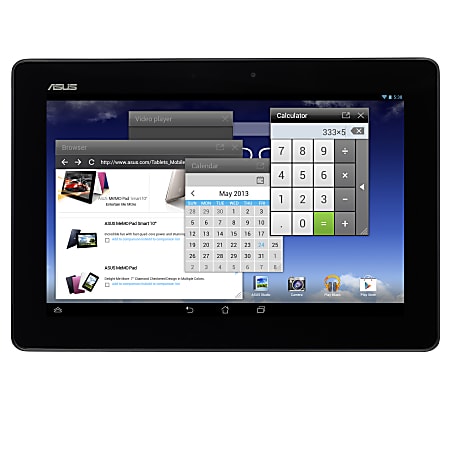 ASUS® Tablet, 10.1" Screen, 2 GB Memory, 16GB Storage, Android 4.2 Jelly Bean