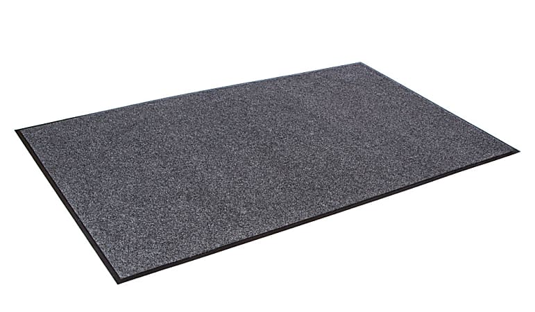Crown Eco-Step Wiper Mat, 36" x 60", 100% Recycled, Charcoal