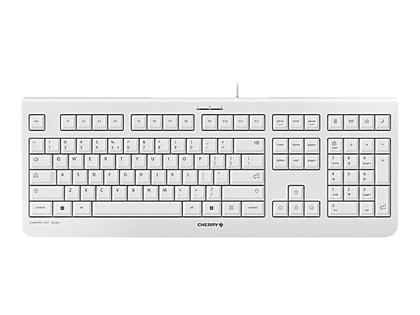 CHERRY Keyboard, Light Gray, KC 1000