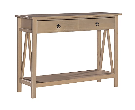 Linon Rockport Console Table, Driftwood