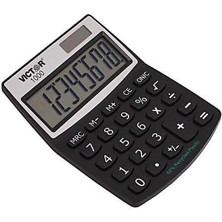 Victor 1000 Mini Desktop Calculator - Office Depot