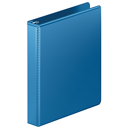 Office Depot® Brand Durable View 3-Ring Binder, 1" D-Rings, Blue