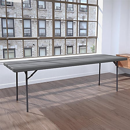 Dorel ZOWN 96 Commercial Blow Mold Folding Table 4 Legs 1000 lb