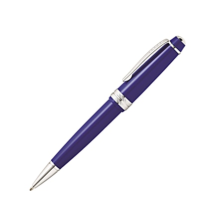 Cross® Bailey Light Ballpoint Pen, Medium Point, 1.0 mm, Blue Barrel, Black Ink