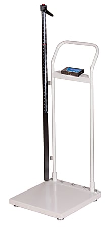 Brecknell Shop/Physician Scale - 660 lb / 300 kg Maximum Weight Capacity - White
