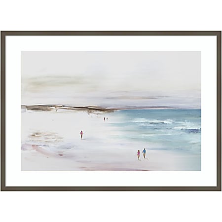 Amanti Art Summer Solitude III by Allison Pearce Wood Framed Wall Art Print, 41”W x 30”H, Gray