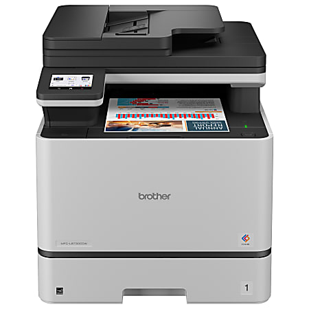 Brother MFC-L8730CDW Wireless Business Color Laser All-in-One Printer with Duplex Print, Scan, Copy, Advanced Security Features