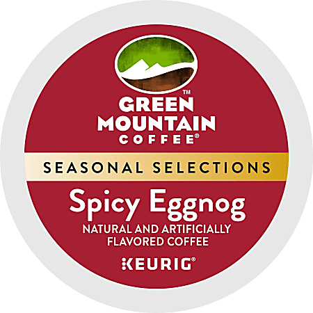 Spicy eggnog k cups top
