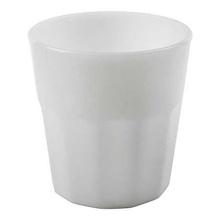 Cambro Newport Styrene Tumblers, 9 Oz, White, Pack Of 36 Tumblers