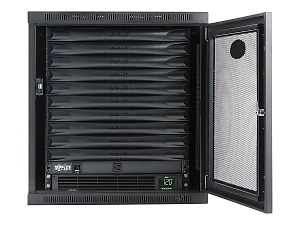 Tripp Lite EdgeReady Micro Data Center - 9U, Wall-Mount, 1.5 kVA UPS, Network Management and PDU, 120V Kit - Rack cabinet - floor-standing - 9U - 19"