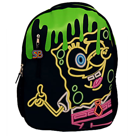 Slime SpongeBob SquarePants Backpack, Black