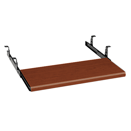 HON® 10700 Series™ Laminate Slide-Away Keyboard Platform, Henna Cherry