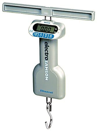 Brecknell® ElectroSamson Digital Hand-Held Scale, 55lb