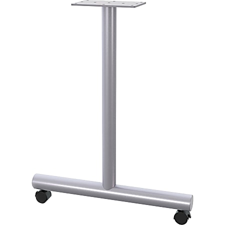 Lorell Tabletop Wheeled T-Leg Base - 27.8 Lorell Tabletop Wheeled T-Leg Base - 27.8