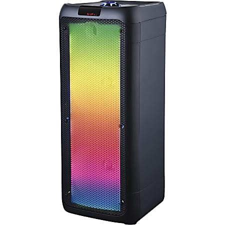 Naxa NDS-8501 Portable Bluetooth Speaker System - Black - Battery Rechargeable - USB