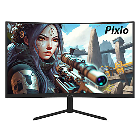 Pixio PXC243 S 24" 1500R Curved VA LCD Gaming Monitor, Adaptive Sync