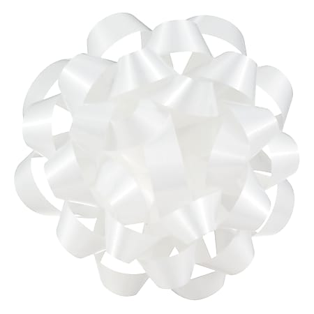 Hallmark 4.6" Gift Bow (Glossy White)