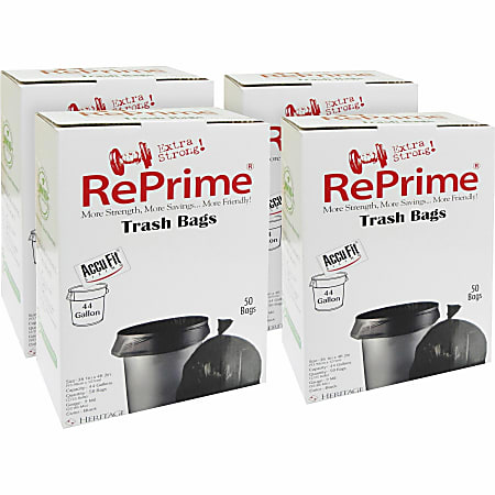 Heritage RePrime AccuFit 44-gal Can Liners - 44
