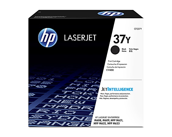 HP 37Y Black High Yield Toner Cartridge, CF237Y