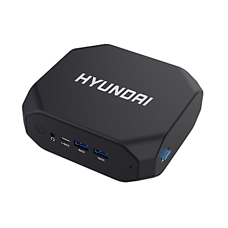 Hyundai Mini Desktop PC, Intel® Core™ i3, 8GB Memory, 256GB Solid State Drive, Windows® 10 Pro