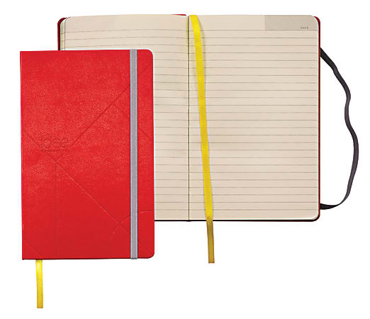 TOPS® Idea Collective Hardbound Journal, 8 1/4" x 5", Red, 120 Sheets