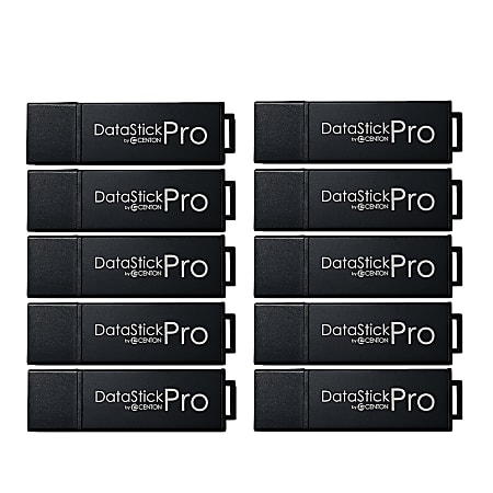 Centon MP ValuePack USB 3.0 Pro - USB flash drive - 128 GB - USB 3.0 - black (pack of 10)