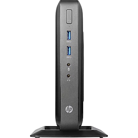 HP Flexible t520 - Thin client - tower - 1 x GX-212JC 1.2 GHz - RAM 4 GB - SSD 16 GB - GigE - Win Embedded 8 Standard x64 - monitor: none