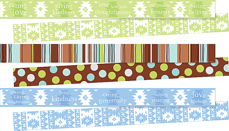 Barker Creek Double-Sided Straight-Edge Border Strips, 3&quot; x