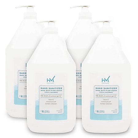 Highmark&reg; Original Hand Sanitizer, Fresh Scent, 1 Gallon, Clear, Case Of 4 Gallons